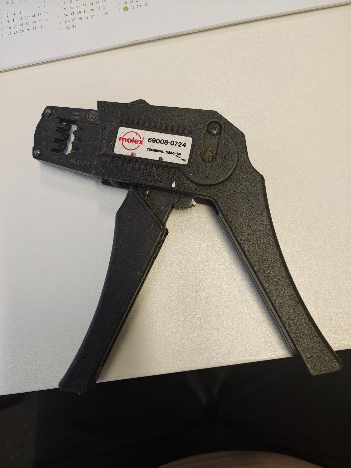 Molex Krimptang 69008-0724 - Zo goed als nieuw, Ophalen of Verzenden, Zo goed als nieuw, Tang, Overige merken