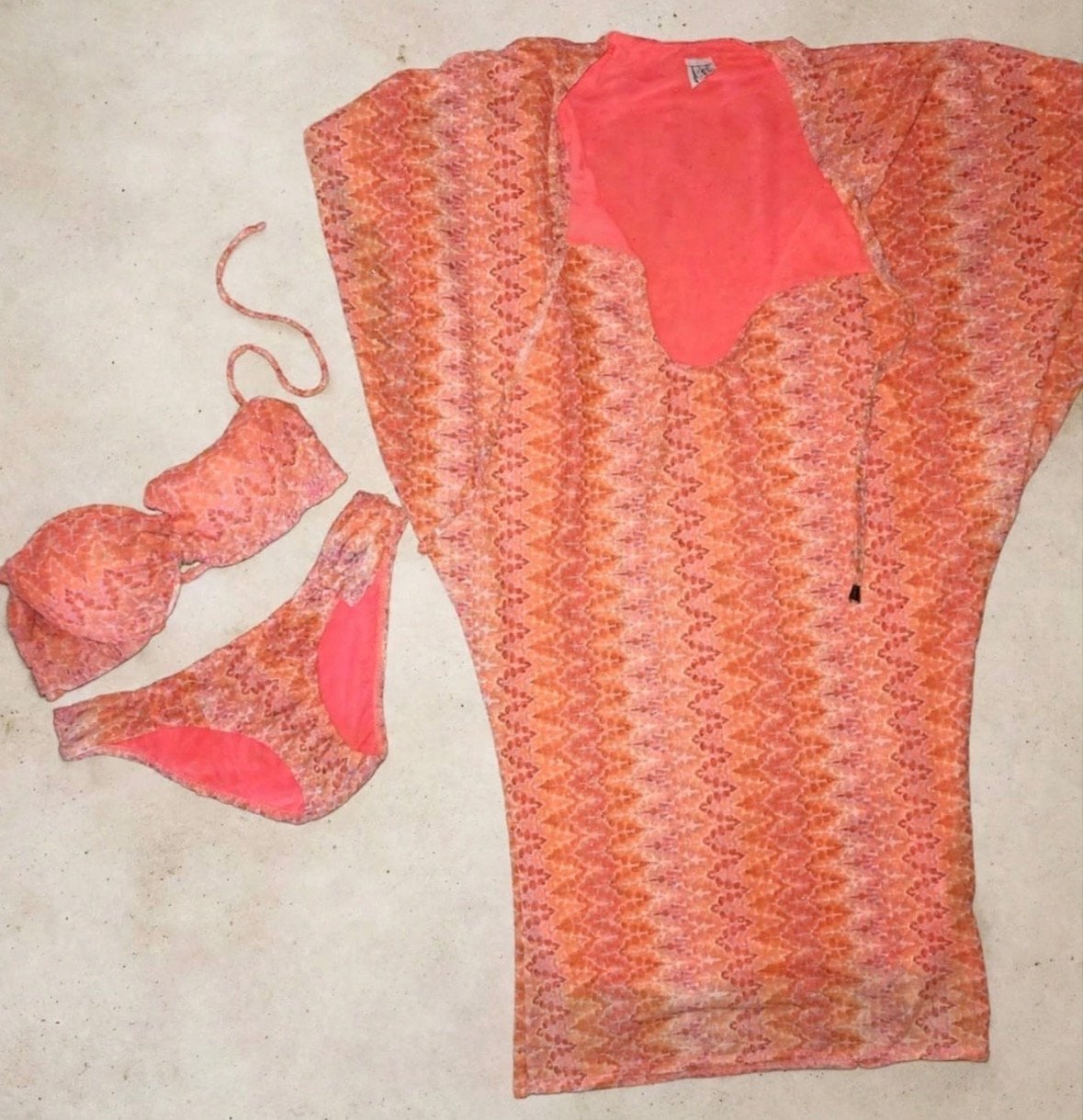 Jacky Luxury Jurk met Bikini Maat S, Ophalen of Verzenden, Zo goed als nieuw, Meerkleurig, Bikini