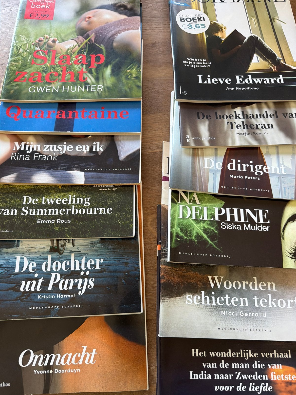 12 bookazines Diverse boeken: romans, thrillers en meer, Verzenden, Gelezen, Nederland