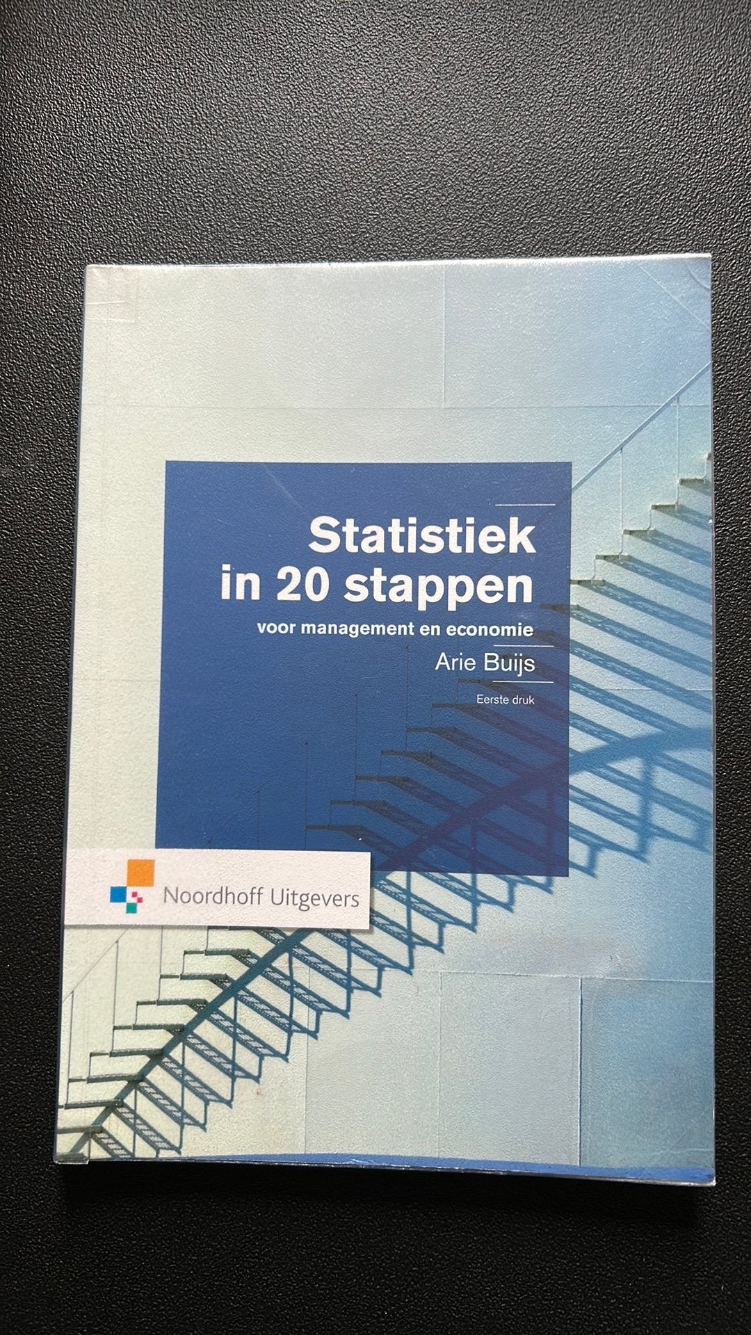 Arie Buijs - Statistiek in 20 stappen, Boeken, Ophalen of Verzenden, Zo goed als nieuw, Arie Buijs