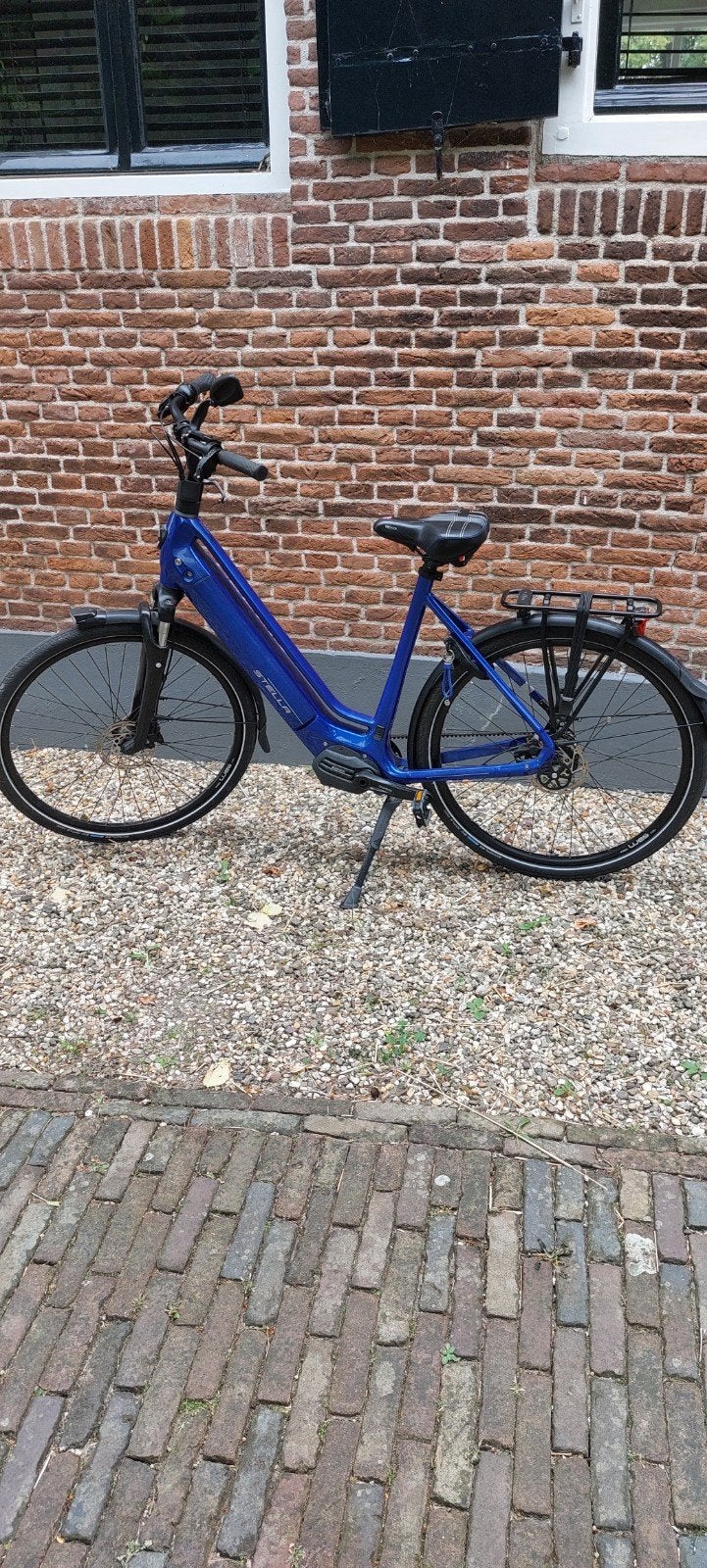 Stella Vicenza Peacock blue elektrische fiets, Zo goed als nieuw, 50 km per accu of meer, 55 tot 59 cm, Ophalen