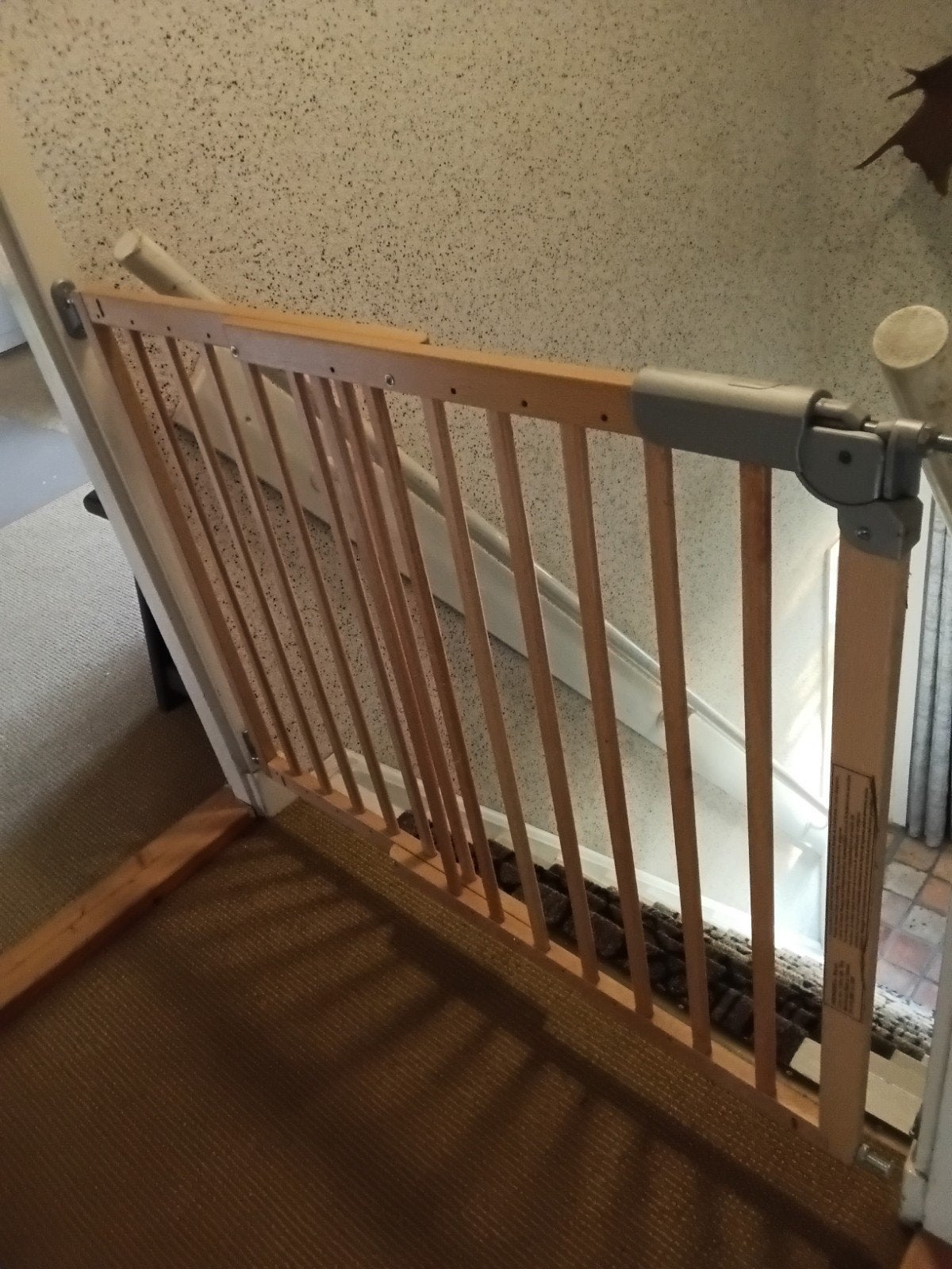 houten traphekje, Kinderen en Baby's, Ophalen, Zo goed als nieuw, 115 cm of meer, Schroefhekje