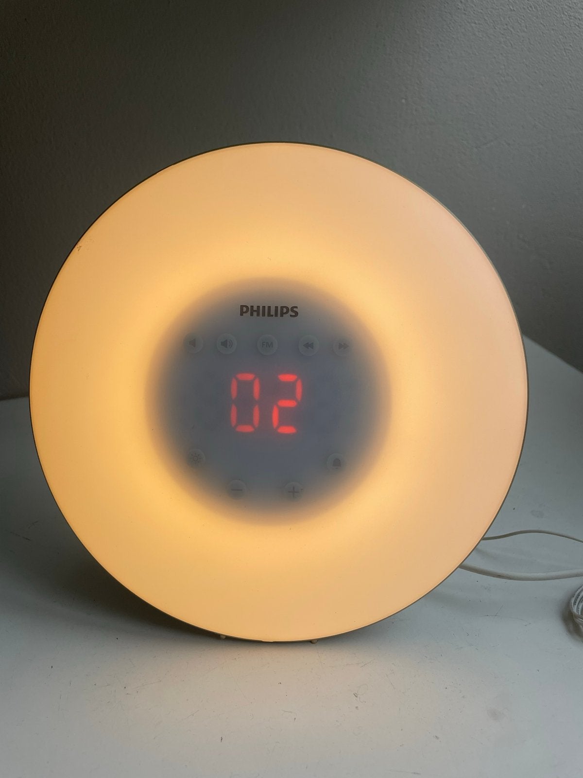 Philips Wake-up Light HF3506 - Lichtwekker met FM Radio, Ophalen of Verzenden, Gebruikt, Digitaal