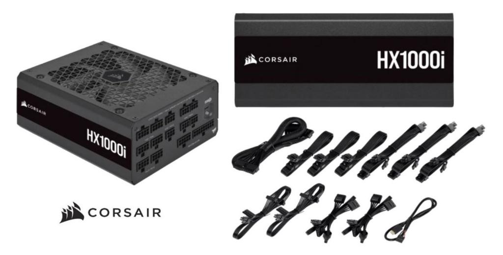 Corsair HX1000i (2022) Voeding, Computers en Software, Interne voedingen, Ophalen of Verzenden, Zo goed als nieuw
