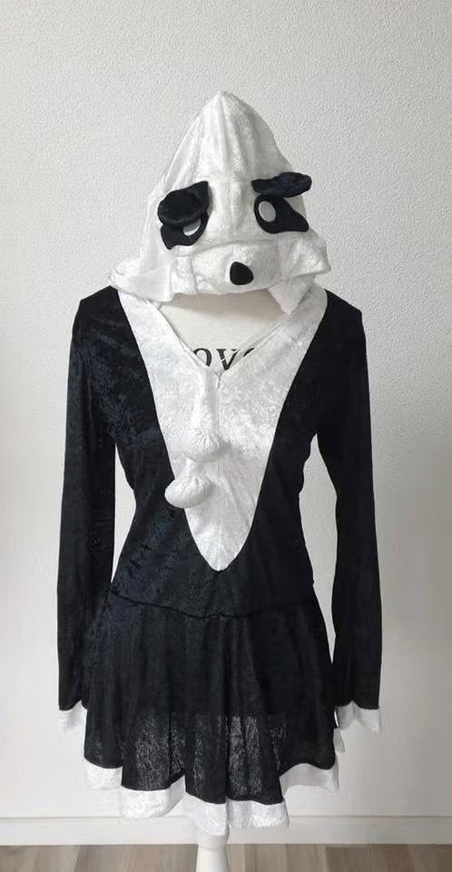 Carnaval, PANDA dames rokje, maat S, Nieuw, Carnaval, Nieuw, Ophalen of Verzenden, Kleding