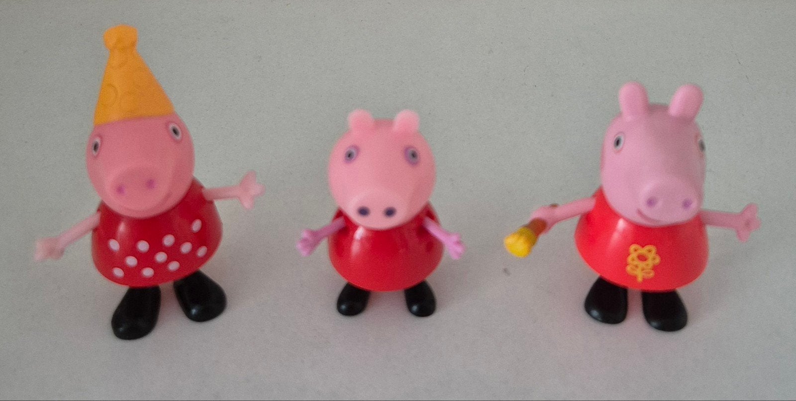3 Peppa Pig figuurtjes, Verzamelen, Poppetjes en Figuurtjes, Ophalen of Verzenden, Zo goed als nieuw