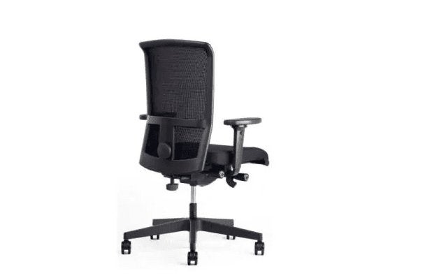 Bureaustoel Interstuhl Prosedia - Zwart - Refurbished, Zwart, Ophalen of Verzenden, Zo goed als nieuw, Bureaustoel