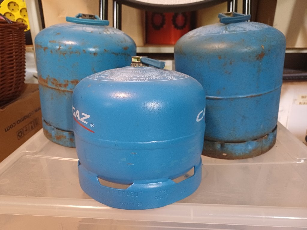 campinggaz, Ophalen, Gebruikt