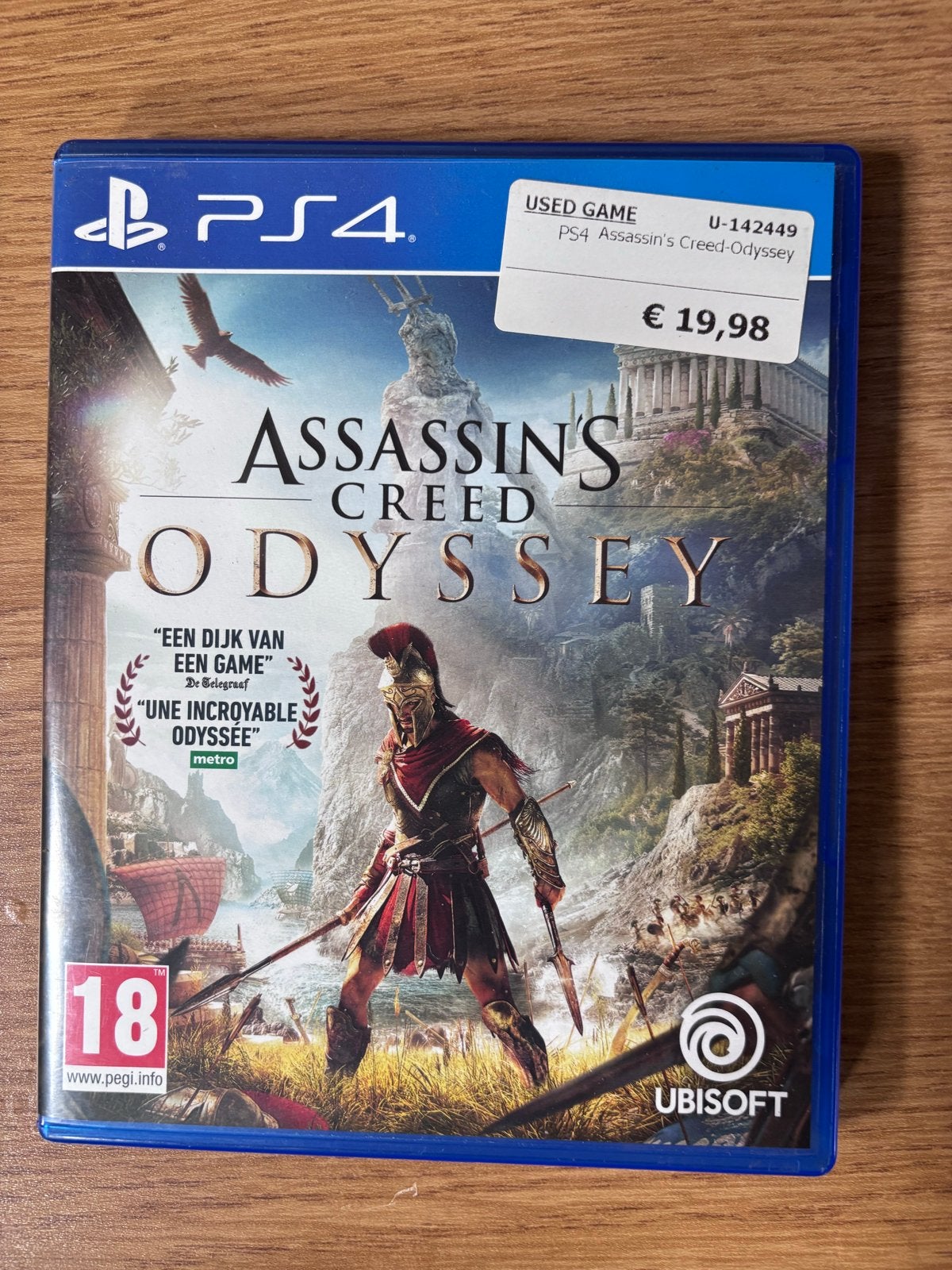 Assassin's Creed Odyssey PS4 - Avontuurlijke RPG, Gebruikt, Vanaf 18 jaar, 1 speler, Ophalen of Verzenden