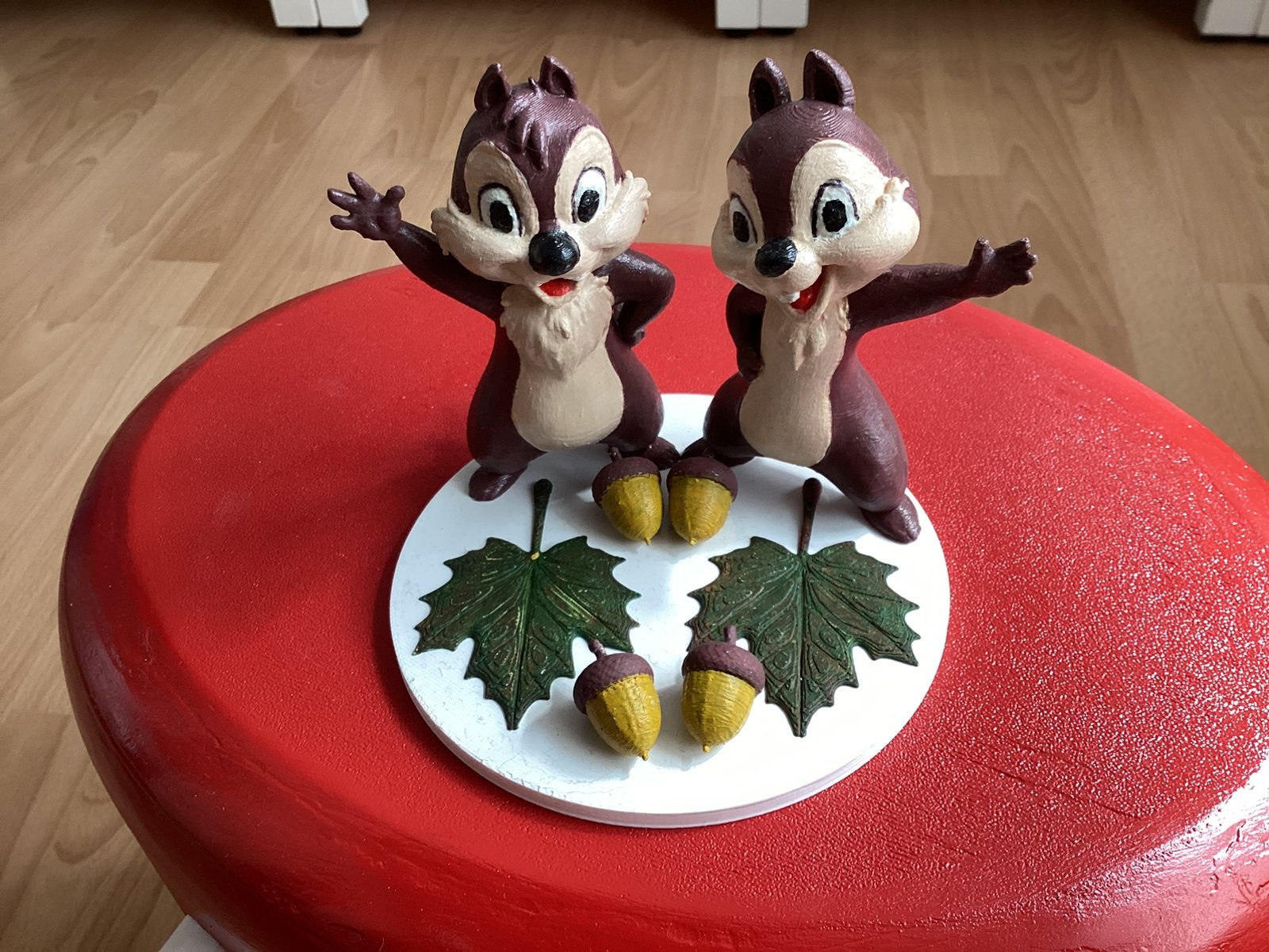 Disney 3d print knabbel en babbel, Verzamelen, Disney, Ophalen of Verzenden, Overige figuren, Gebruikt