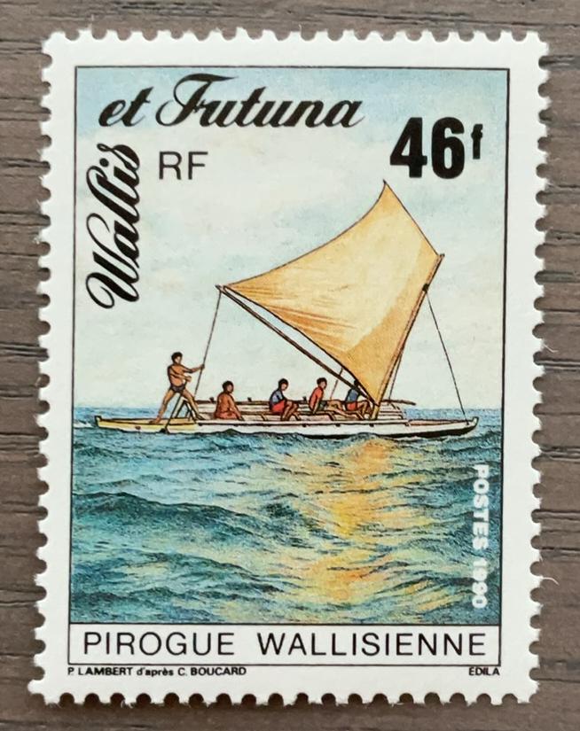 Wallis et Futuna - inheemse zeilboot, Ophalen of Verzenden, Postfris, Overige thema's