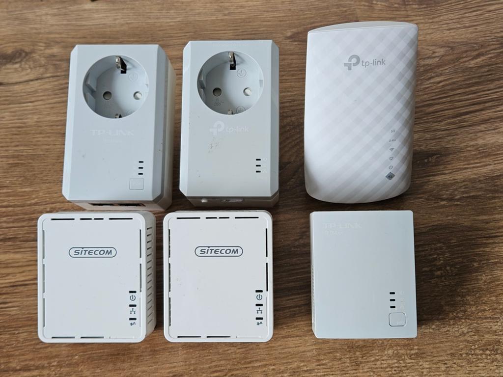 TP-Link en Sitecom powerlines 6 stuks, Ophalen of Verzenden, Zo goed als nieuw, TP-Link
