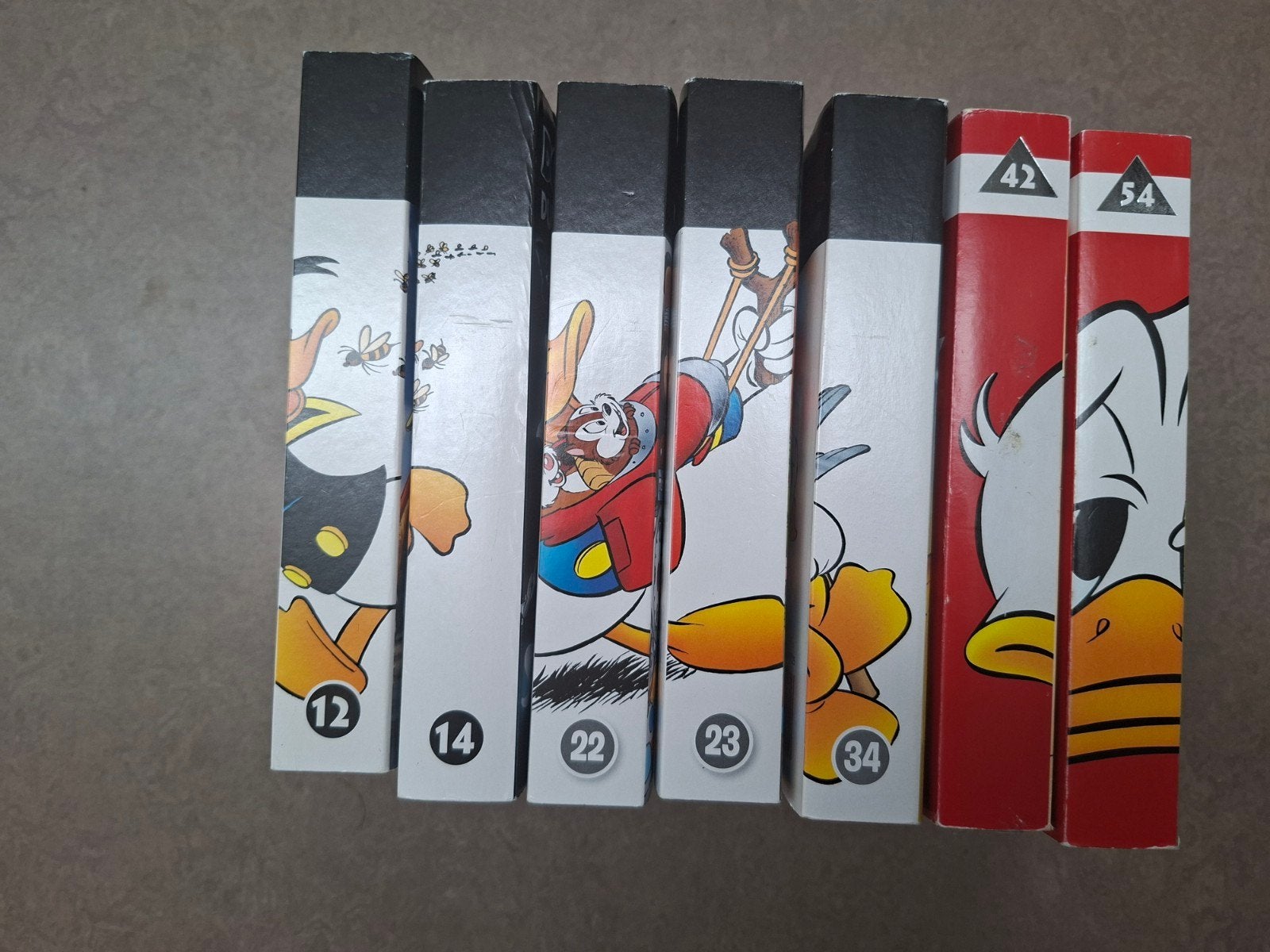 Donald Duck Dubbelpocket en Themapocket - 8 stuks, Meerdere stripboeken, Ophalen, Gelezen
