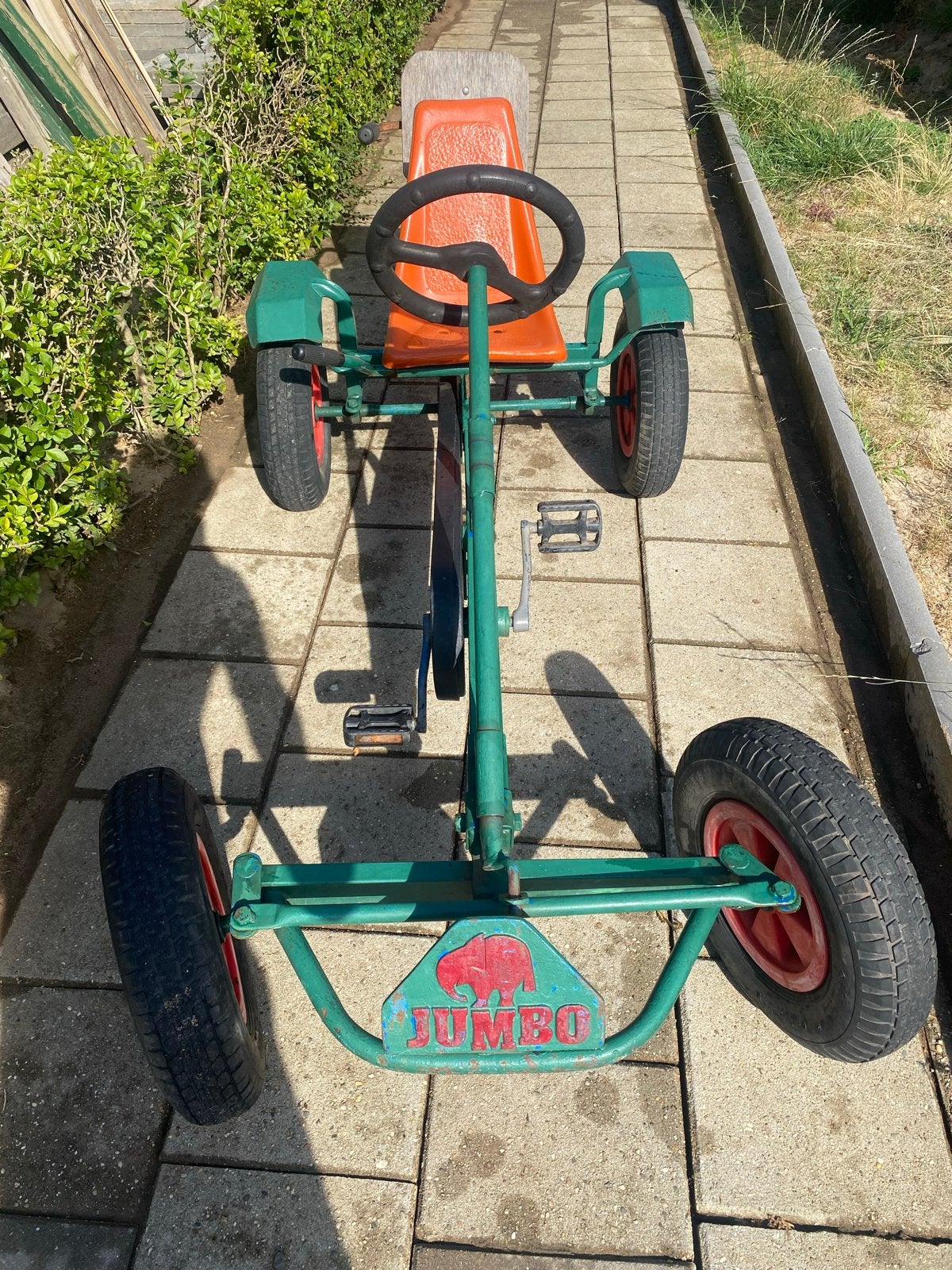 Jumbo Skelter met achterzitje - Groen/Oranje, Ophalen, Gebruikt, Overige merken, Duozit