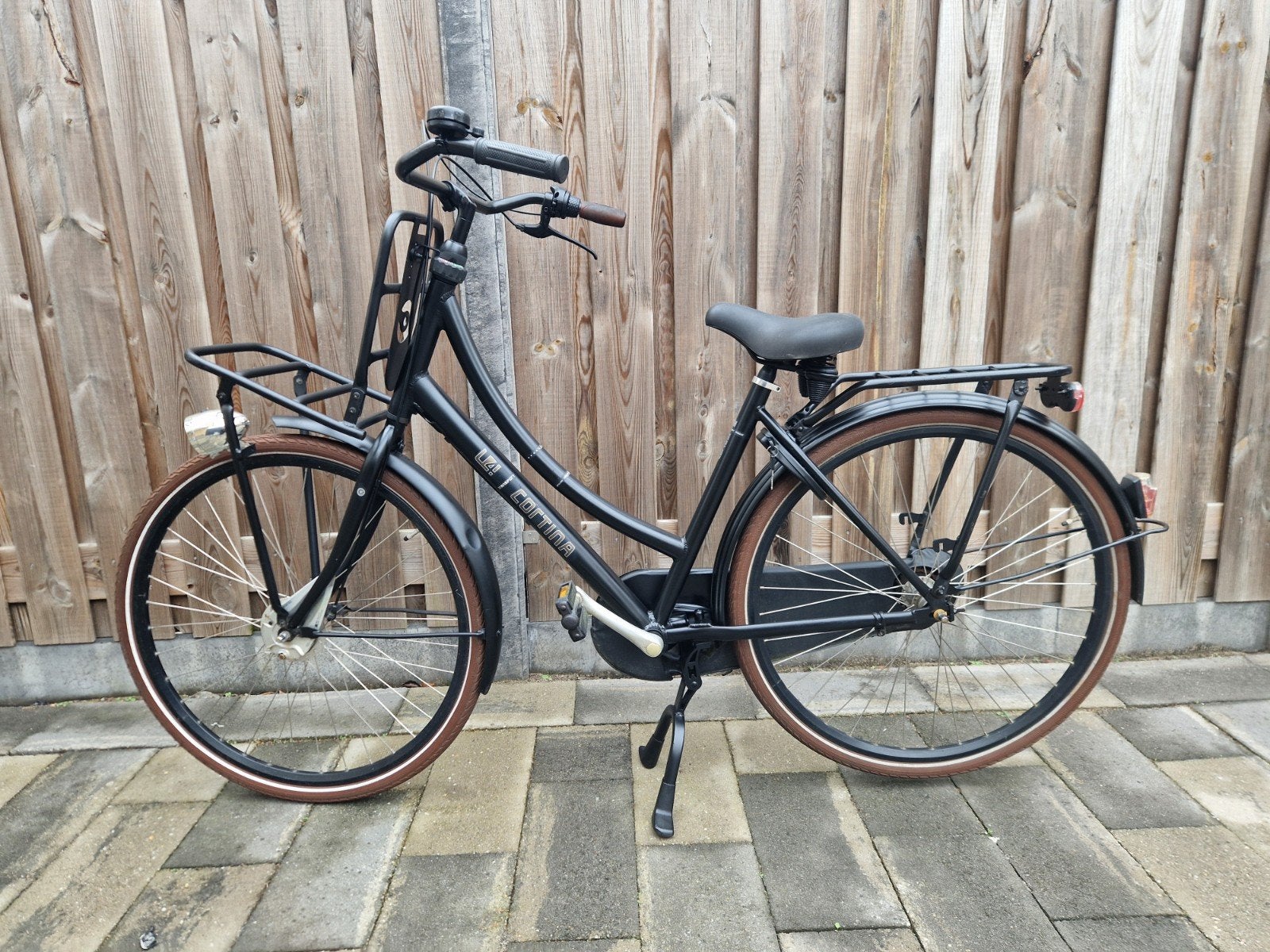 Cortina U4 Damesfiets 28 inch met versnellingen en slot, Ophalen, Gebruikt, Overige merken, Versnellingen