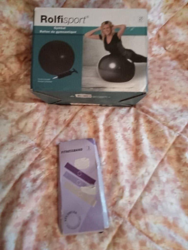 NIEUW FITNESSBAL EN FITNESSBAND, Ophalen, Nieuw, Benen, Fitnessbal