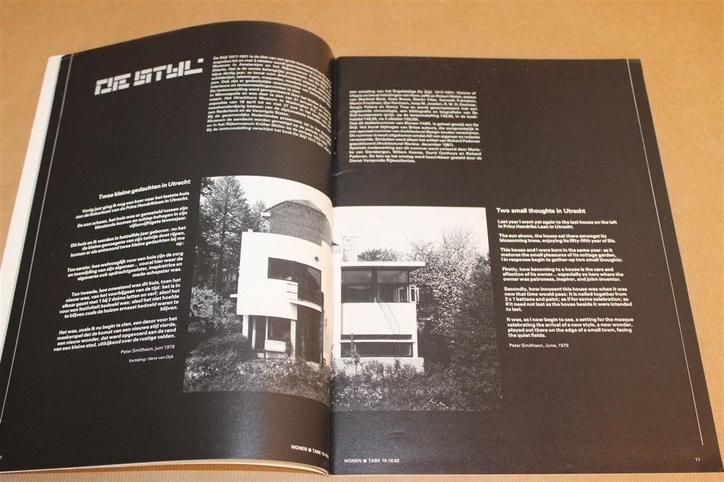 Architectuur van De Stijl — Rietveld & Van Doesburg 1982, Boeken, Kunst en Cultuur | Architectuur, Ophalen of Verzenden, Gelezen