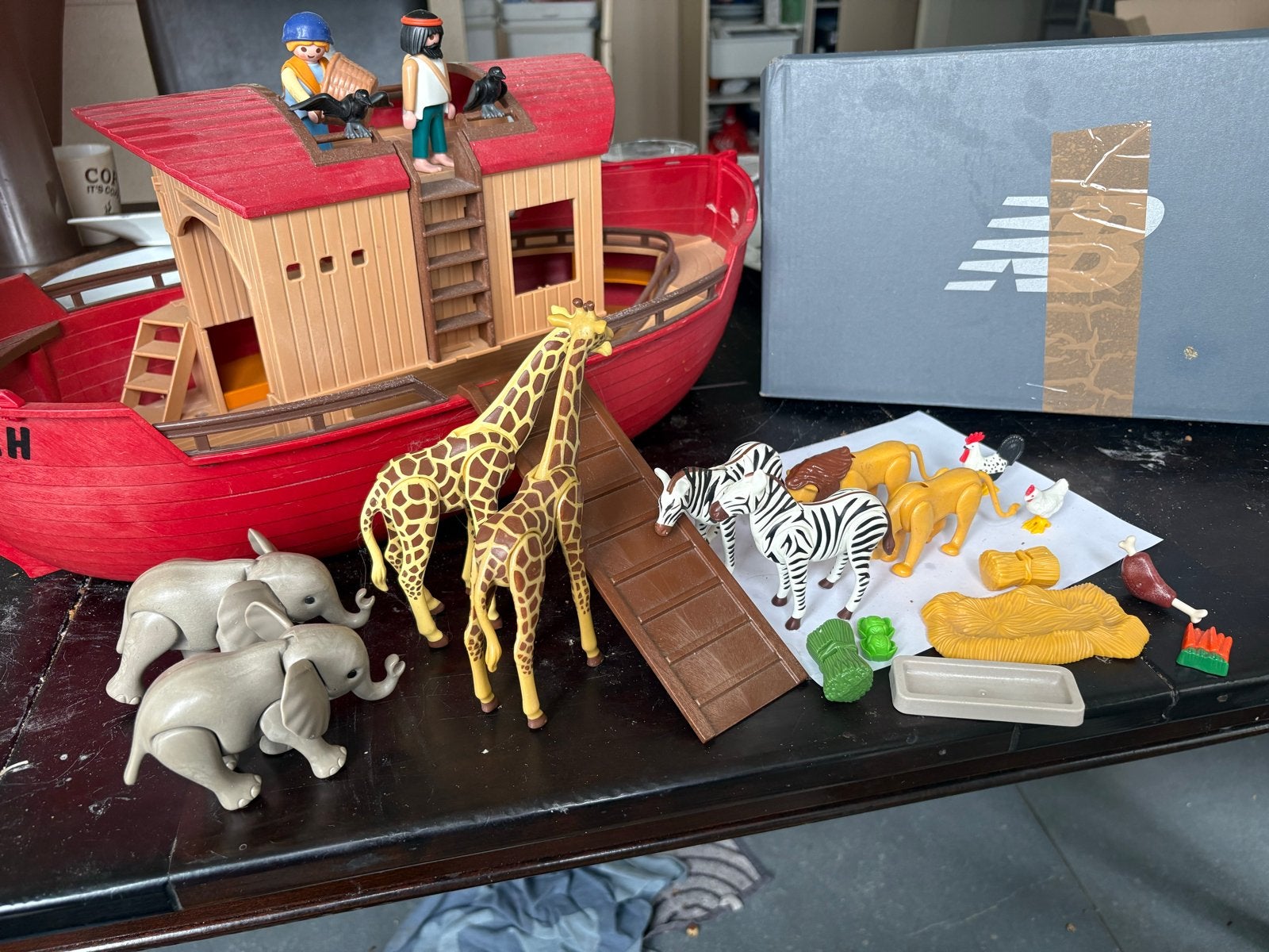 Playmobil Ark van Noach met Dieren en Figuren, Kinderen en Baby's, Speelgoed | Playmobil, Gebruikt, Complete set, Ophalen of Verzenden