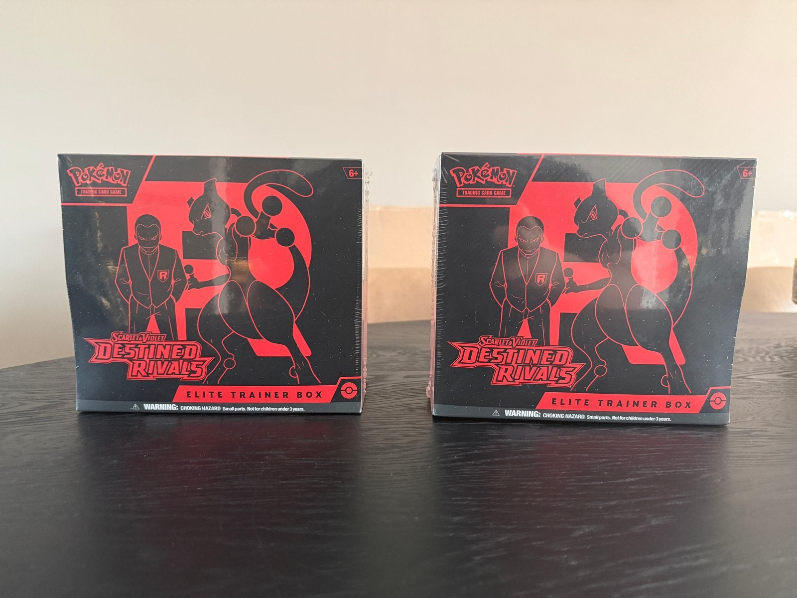 SEAL! Pokémon Destined Rivals Elite Trainer Box (2 stuks), Ophalen of Verzenden, Nieuw, Overige typen