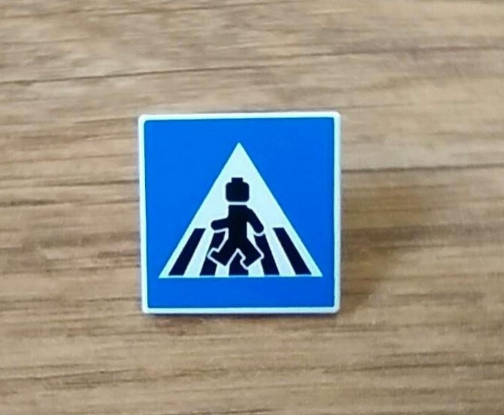 lego zebrapad 2x2 tegel opdruk met haak nieuw🆕️, Ophalen of Verzenden, Nieuw