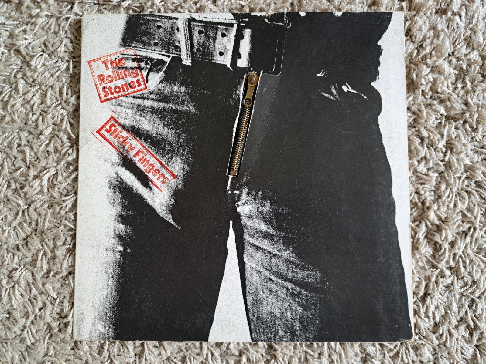 Lp vinyl The Rolling Stones - Sticky Fingers (Orginele Druk), Ophalen of Verzenden, Gebruikt, 12 inch, Poprock