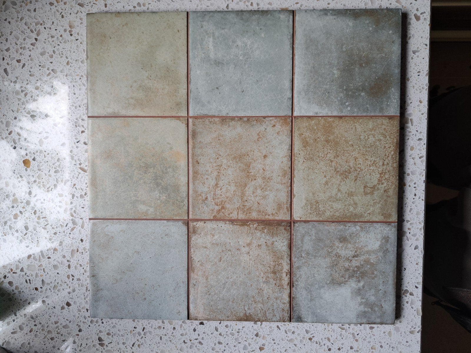 Vintage Vloertegels FS Etna Sage Groen 33x33cm (4.36m²), Ophalen, Keramiek, Nieuw, 20 tot 40 cm