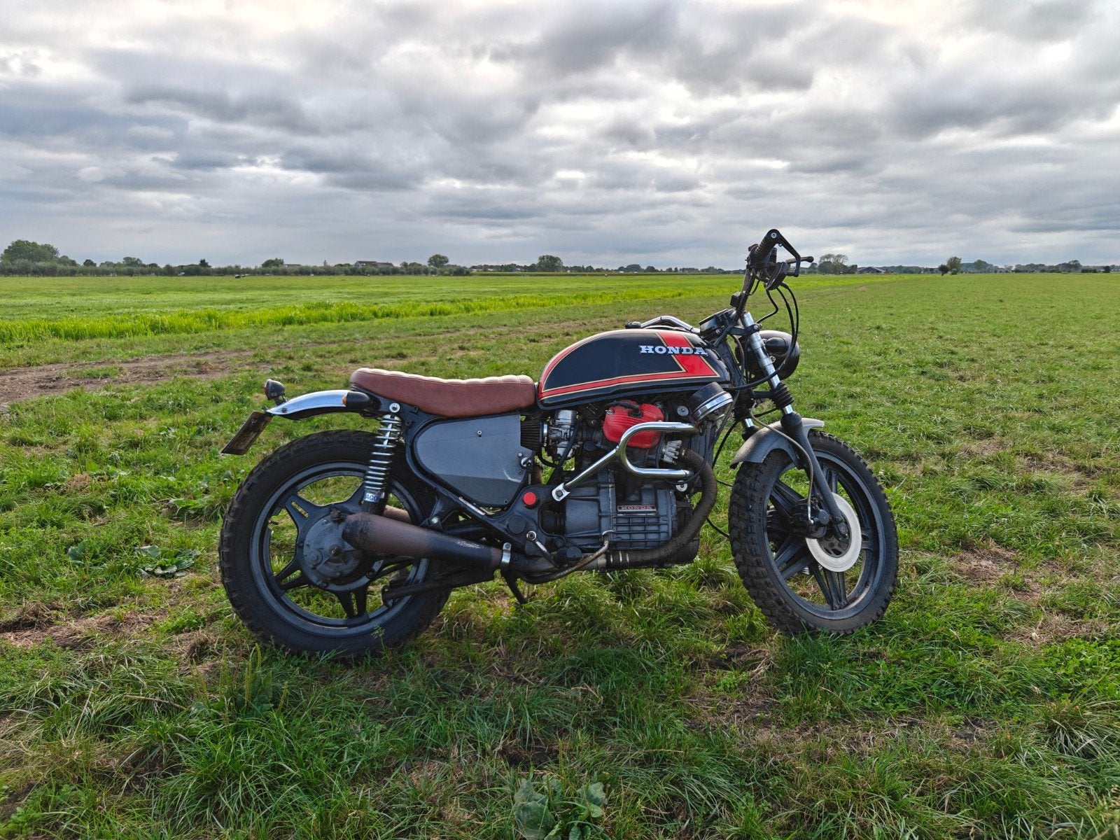Honda CX500 C Café Racer 1981, 2 cilinders, Minimaal motorrijbewijs A2, Handgeschakeld, 500 cc