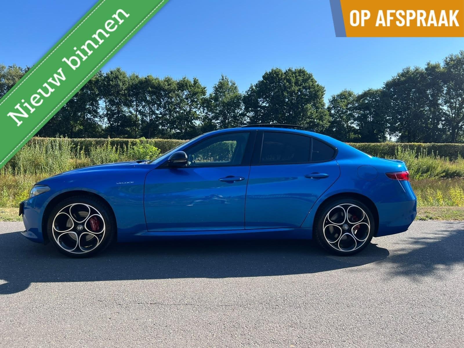 Alfa Romeo Giulia 2.0t Q4 Veloce, my22, 18dkm, Pano, Misano!, 4 cilinders, Leder, Bedrijf, Vierwielaandrijving