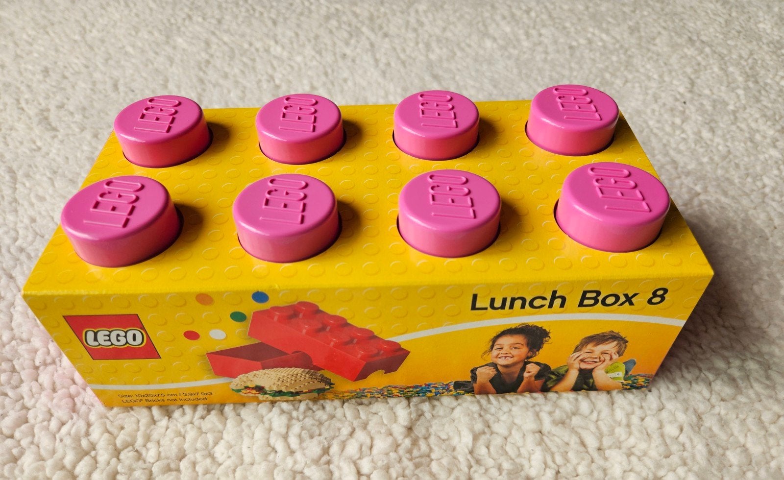 LEGO Lunch Box 8 - Roze/Geel - Nieuw in verpakking, Ophalen of Verzenden, Nieuw, Overige merken