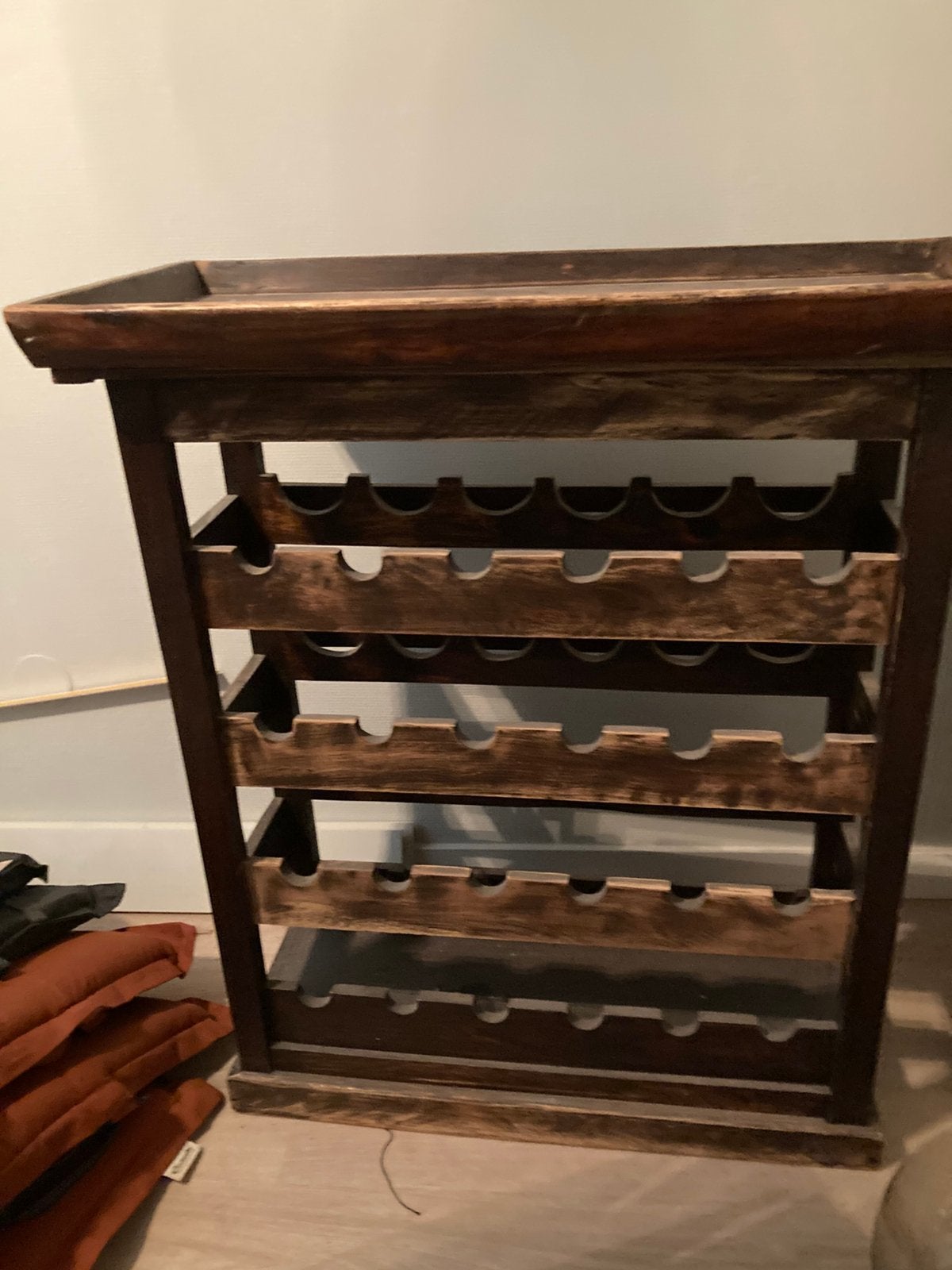 Degelijk wijnrek, Huis en Inrichting, Woonaccessoires | Wijnrekken, Ophalen, Zo goed als nieuw, 25 flessen of meer, Minder dan 50 cm