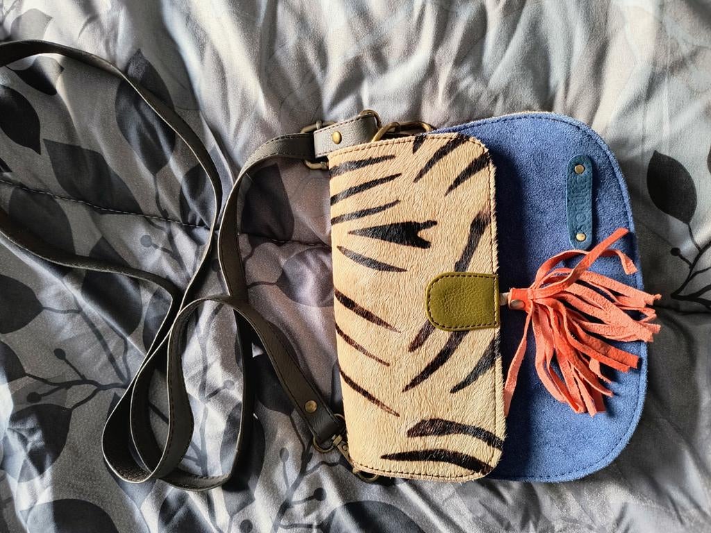 Nieuwe Soruka handgemaakte leren handtas, Ophalen of Verzenden, Nieuw, Overige kleuren, Handtas