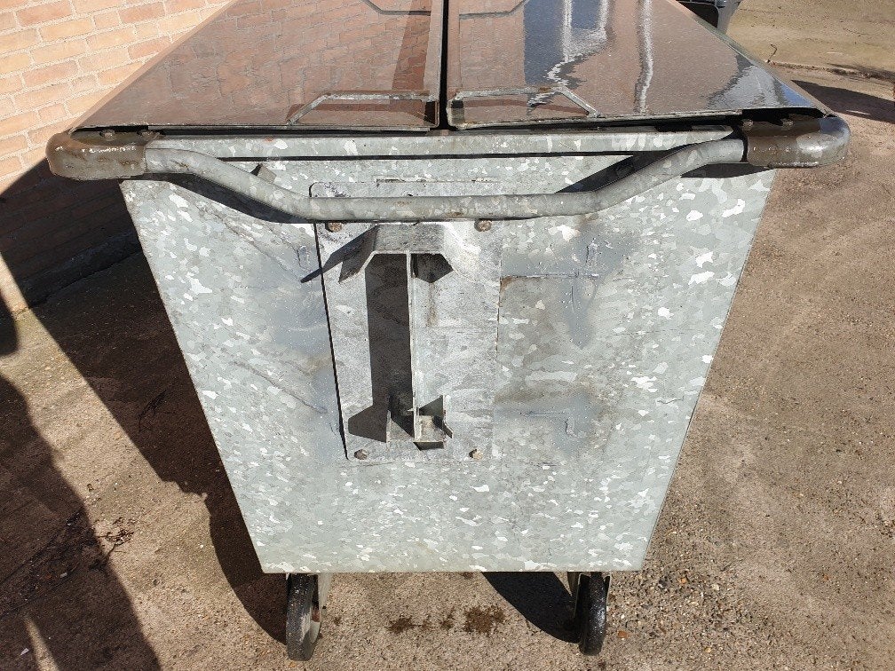 Stalen container 1000L– DIRECT BESCHIKBAAR- slechts €275,-, Ophalen, Gebruikt, 40 liter of meer, 75 – 100