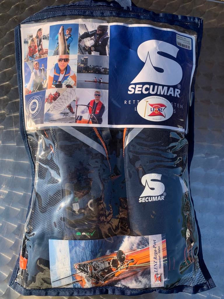 Nieuw Secumar Survival 220 Reddingsvest, Watersport en Boten, Watersportkleding, Ophalen of Verzenden, Nieuw, Dame of Heer, Reddingsvest of Zwemvest