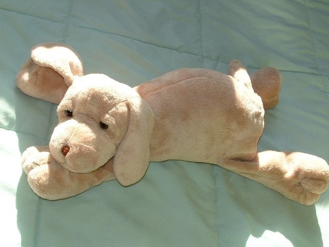 HAPPY HORSE HOND DOG HERALD NR5 VELOURS BEIGE GROOT, Overige karakters, Nieuw, Beige, Groot (groter dan 80 cm)