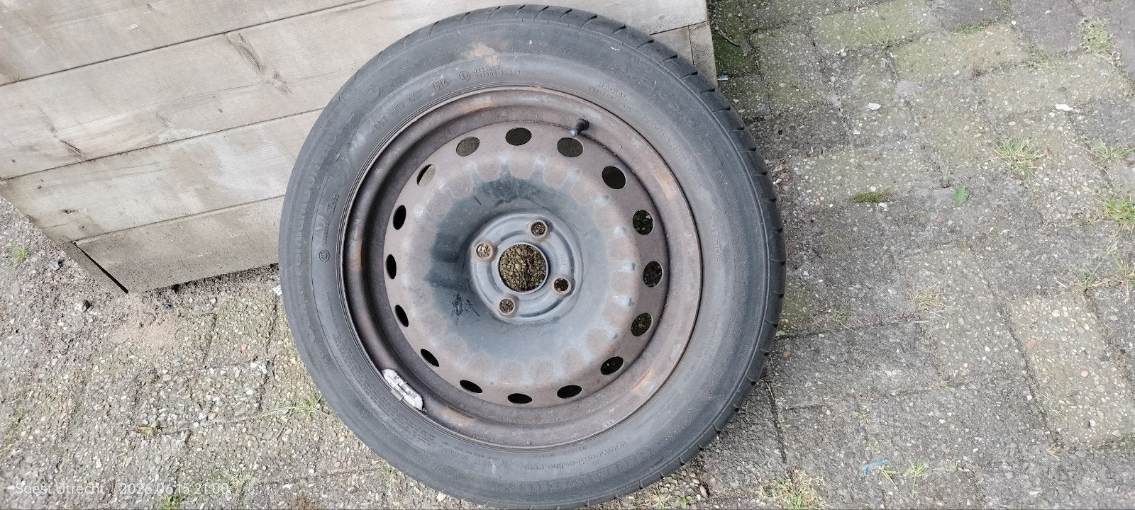 Fiat grand punto reserve vanden, Ophalen, Gebruikt, 15 inch, 175 mm