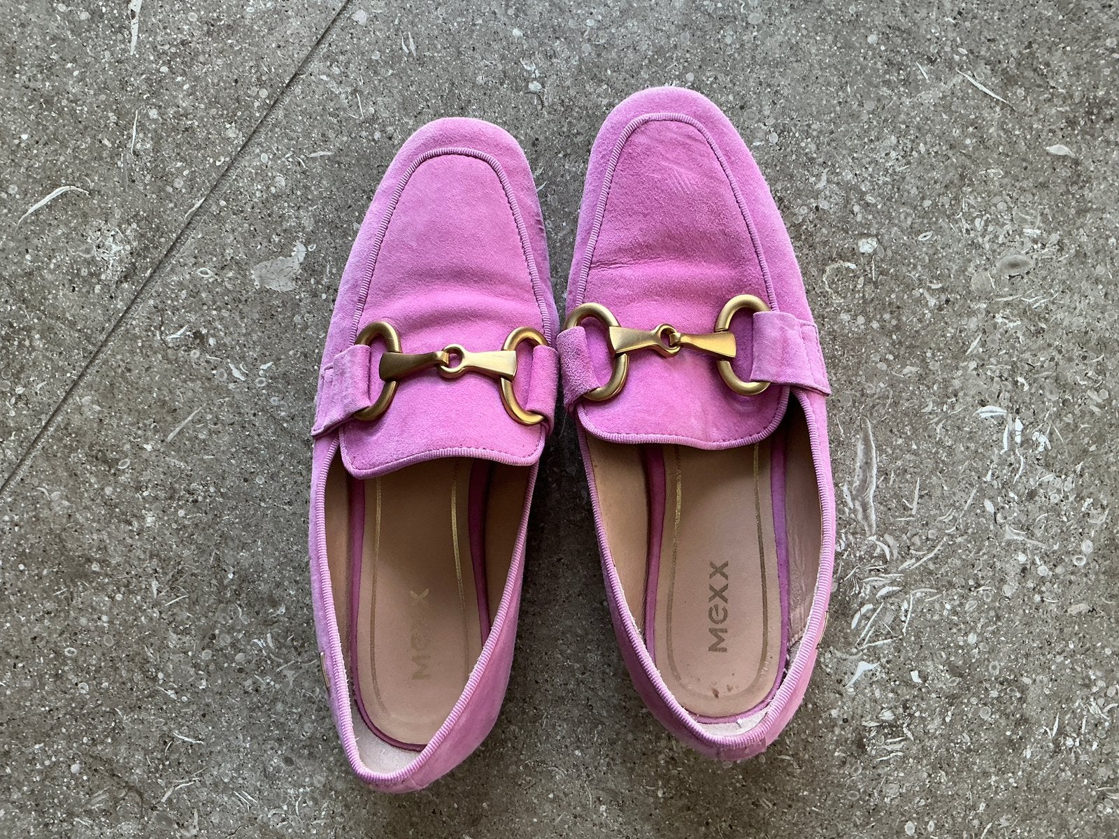 Roze loafer van het merk Mexx - maat 38 (KWF), Kleding | Dames, Schoenen, Instappers, Ophalen of Verzenden, Roze, Gedragen