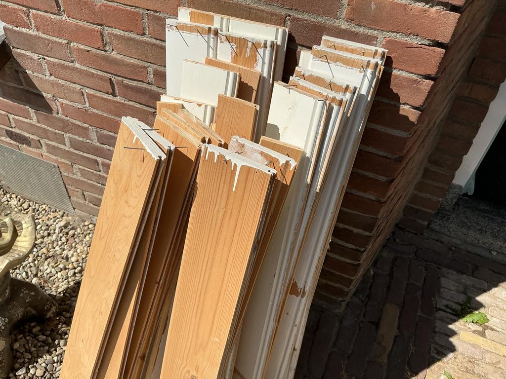Gratis sloophout plankjes 80 cm, Ophalen, Gebruikt, Minder dan 25 mm, Plank
