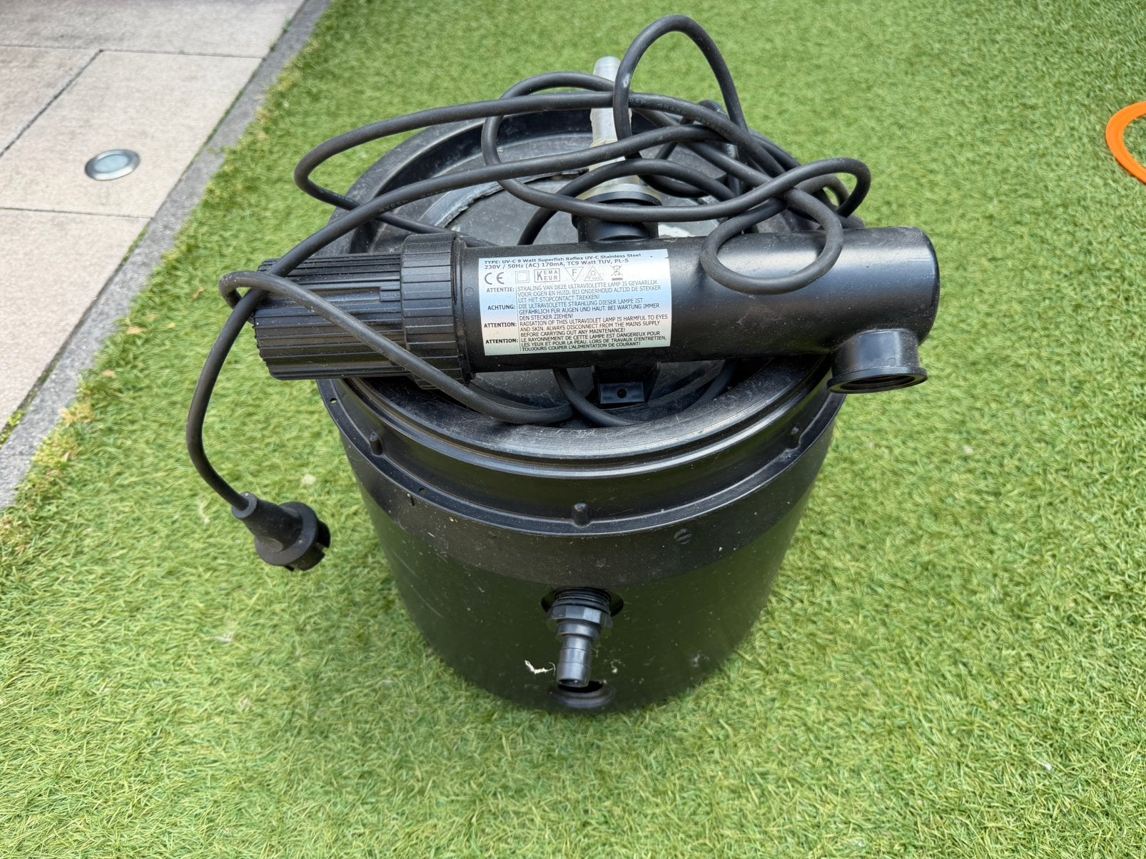 Superfish filterton met UV-C, Ophalen of Verzenden, Zo goed als nieuw