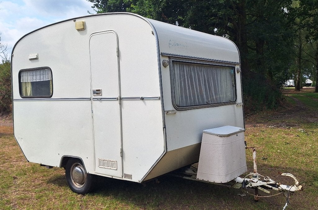 2 Retro caravans tot 700kg, Overige merken, Rondzit, Koelkast, Particulier