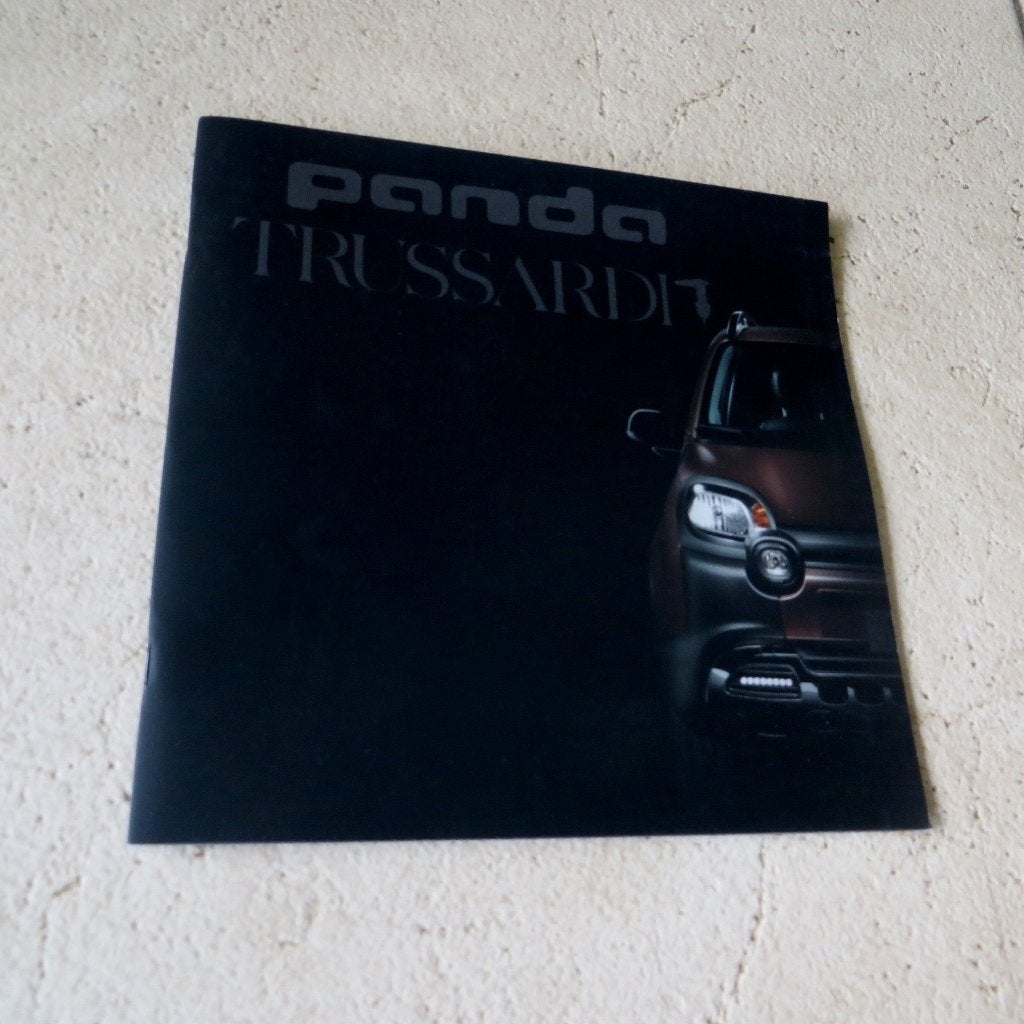 Brochure folder Fiat Panda Trussardi - als nieuw, Ophalen of Verzenden, Zo goed als nieuw, Overige merken