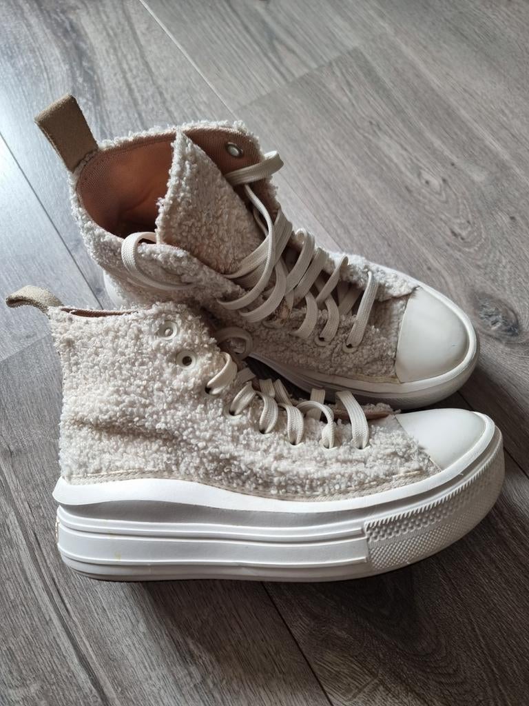 Converse Chuck Tailor Platform van teddy, maat 37 (JM5), Ophalen of Verzenden, Zo goed als nieuw