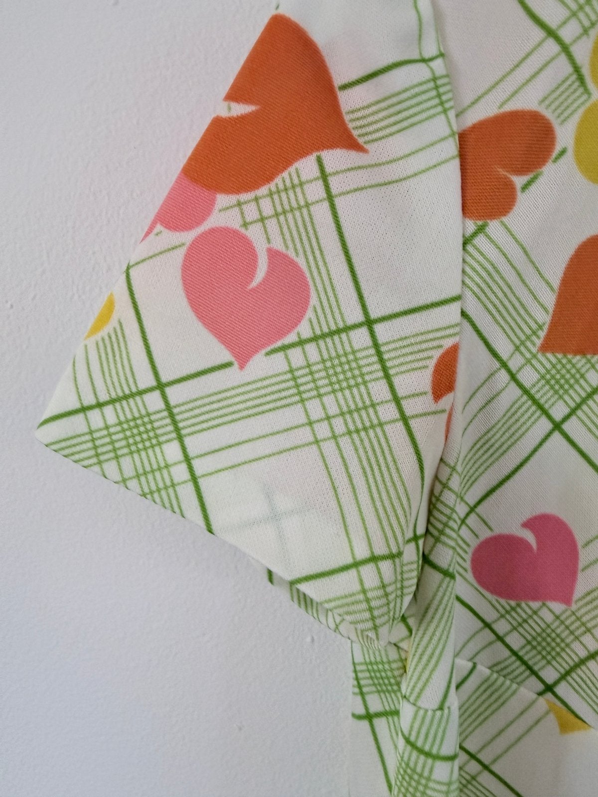 Jaren 60 Mod grafisch jurkje, Vintage, Meerkleurig, Vintage, Vintage