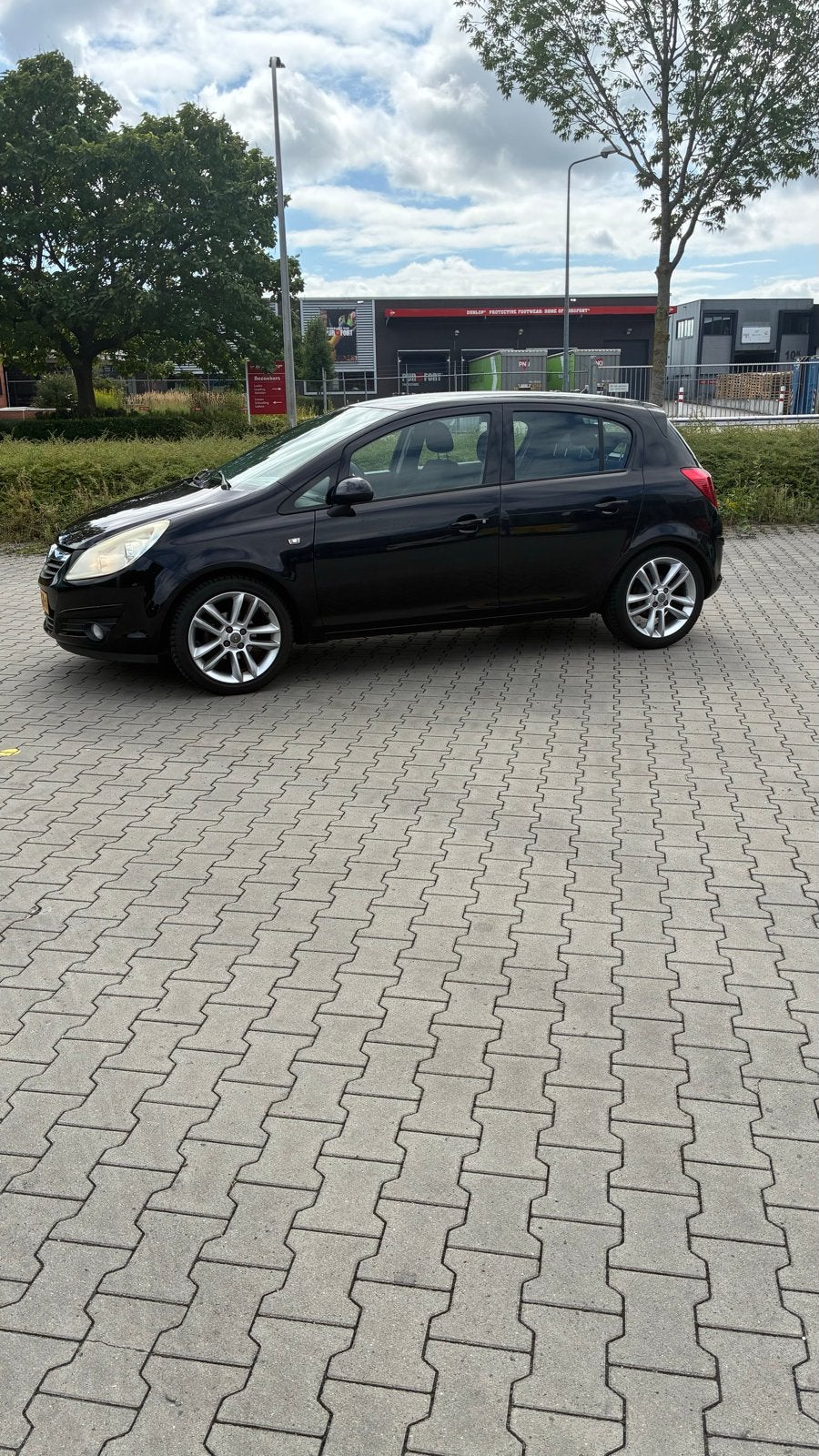 Opel Corsa 1.4 16V 5D WR 2008 Zwart, Ophalen, Gebruikt