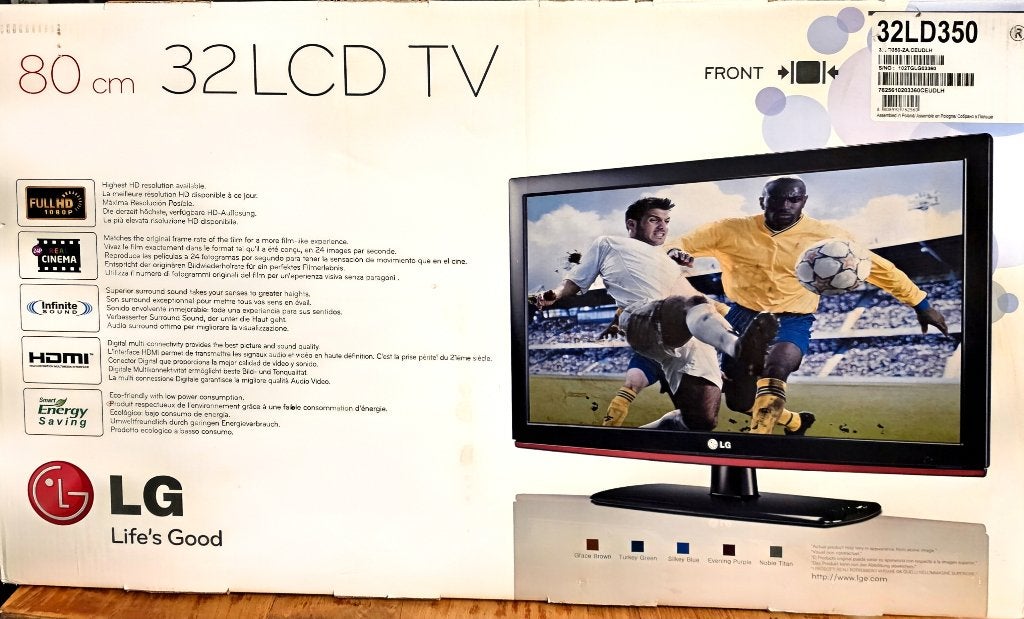 LG TV 32 INCH 80 CM, Ophalen, 50 Hz, LCD, 80 tot 100 cm