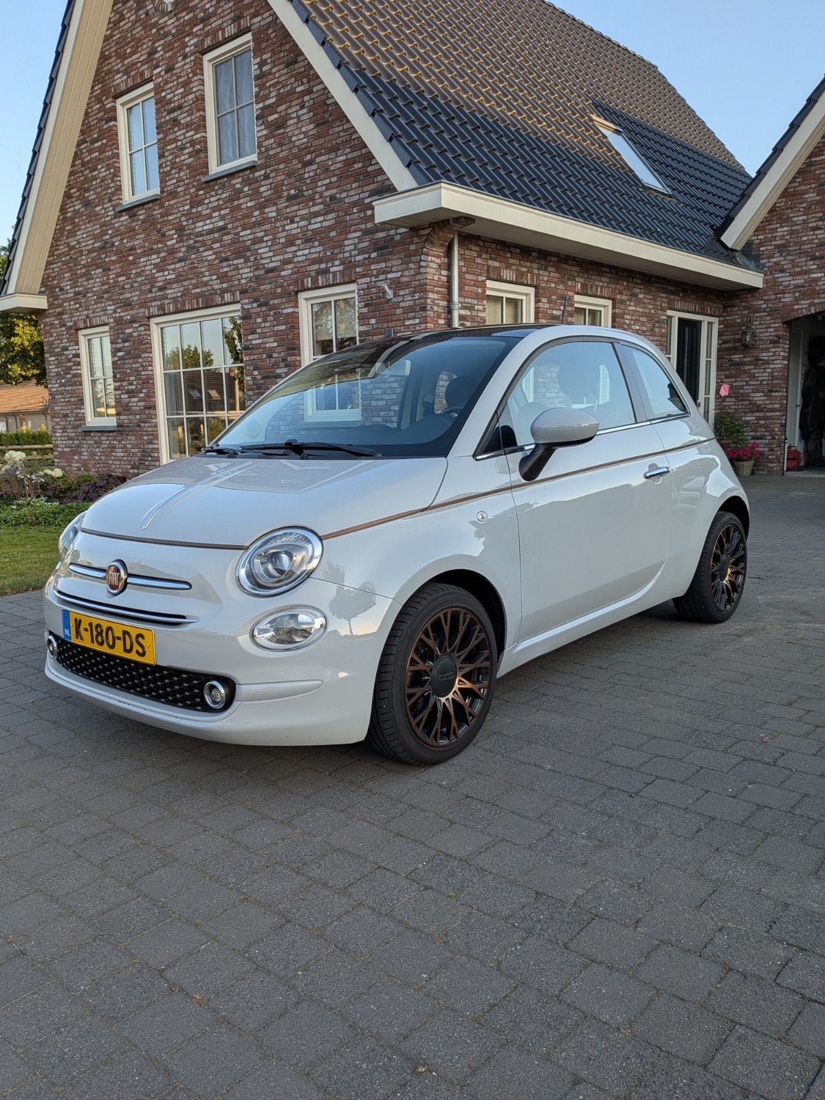 Fiat 500 collezione 1.2 AUT C 2019 Grijs, 1242 cc, Parkeersensor, Particulier, 3 cilinders