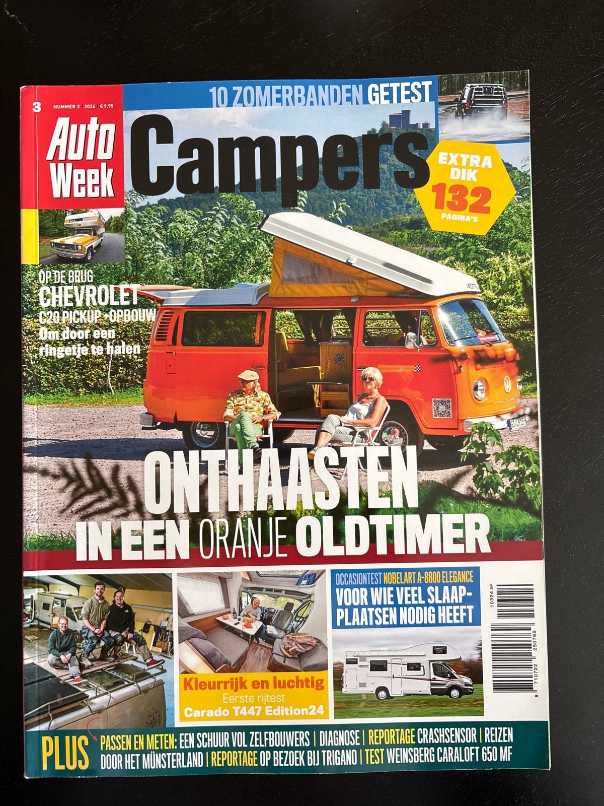 AutoWeek Campers: Ontthaasten in een Oranje Oldtimer, Ophalen of Verzenden, Nieuw, Overige typen