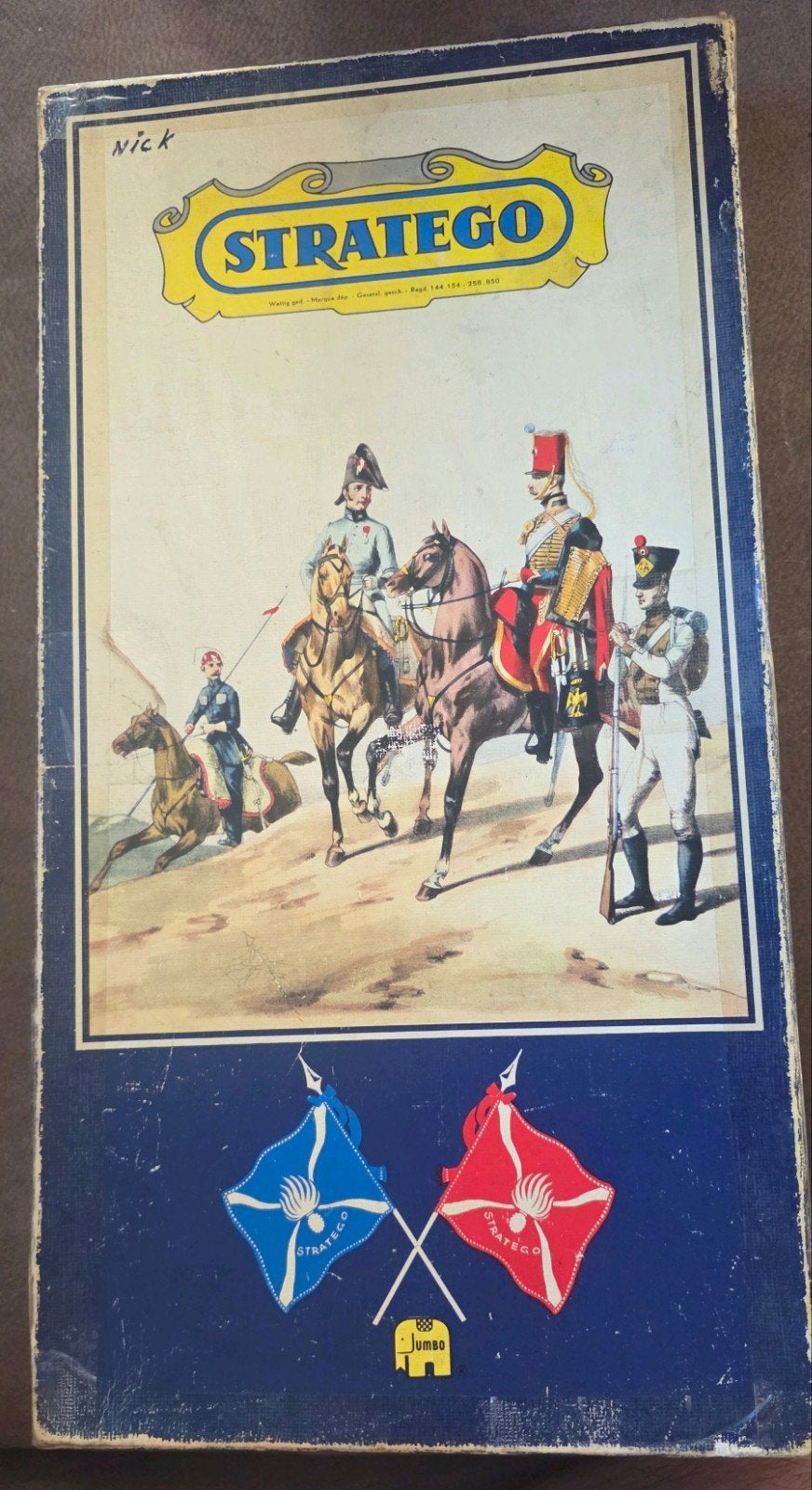 Vintage Stratego Bordspel - Jumbo, Een of twee spelers, Ophalen of Verzenden, Gebruikt, Jumbo