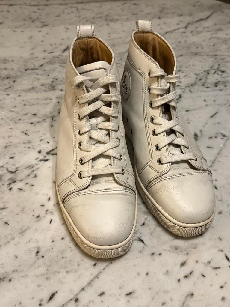 Christian Louboutin Sneakers Maat 39, Kleding | Heren, Schoenen, Ophalen of Verzenden, Zo goed als nieuw, Wit, Sneakers of Gympen