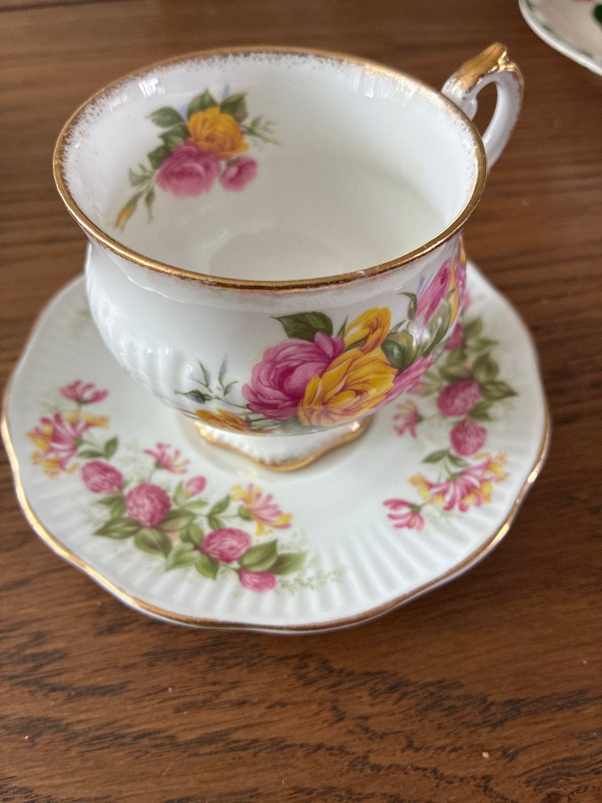 Queens Rosina China Wild Flowers Kop en Schotel, Ophalen