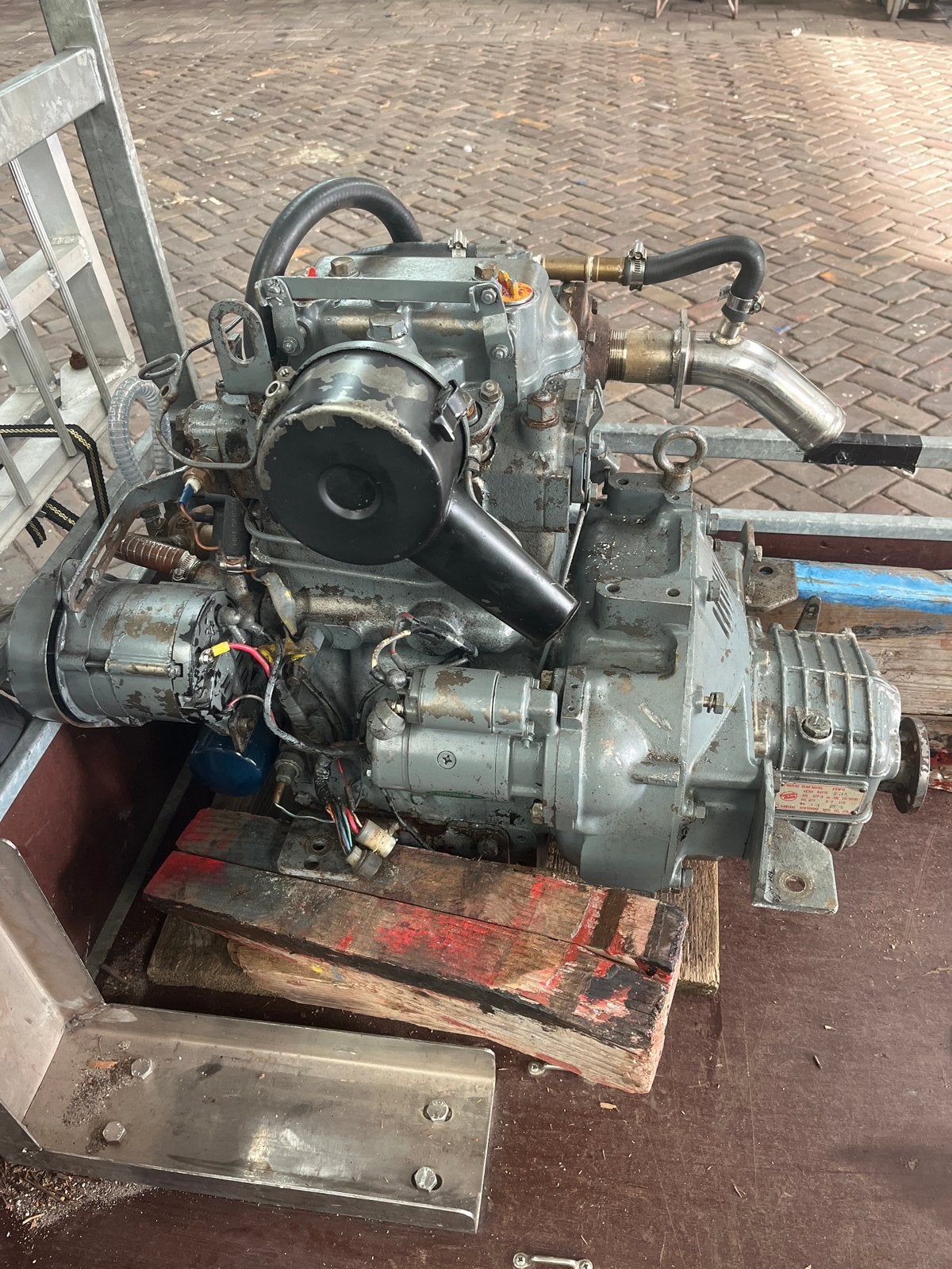 Yanmar Diesel 2QM20H Binnenboordmotor voor onderdelen, Watersport en Boten, Ophalen, 10 tot 30 pk, Gebruikt, Binnenboordmotor